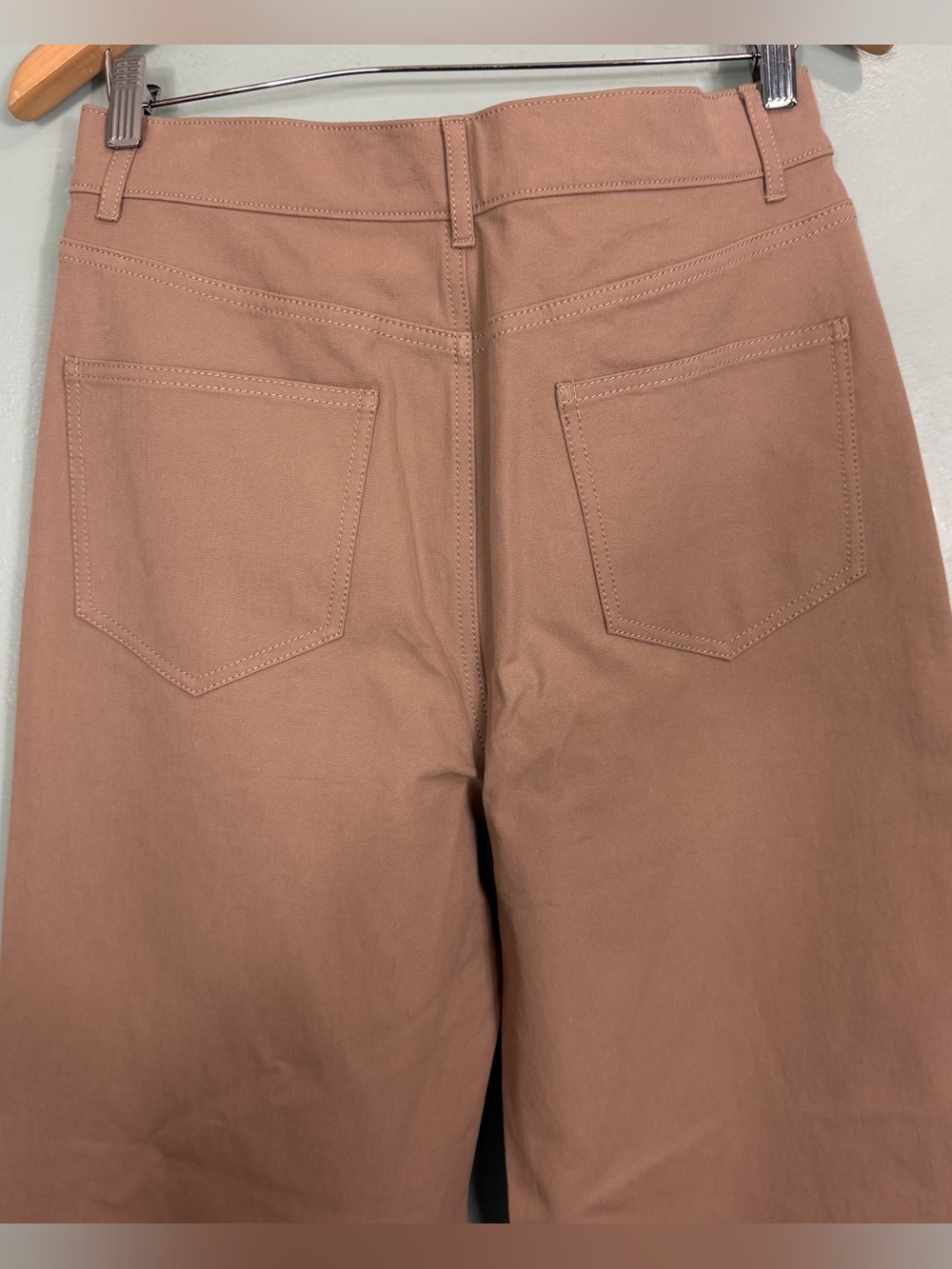 M.M. Lafleur The Milo Wide-
Leg Jean Eco Better Than Denim Tan Women Size 8 - Picture 9 of 12